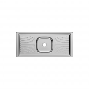 Pia Aço Inox Monobloco 1,20m