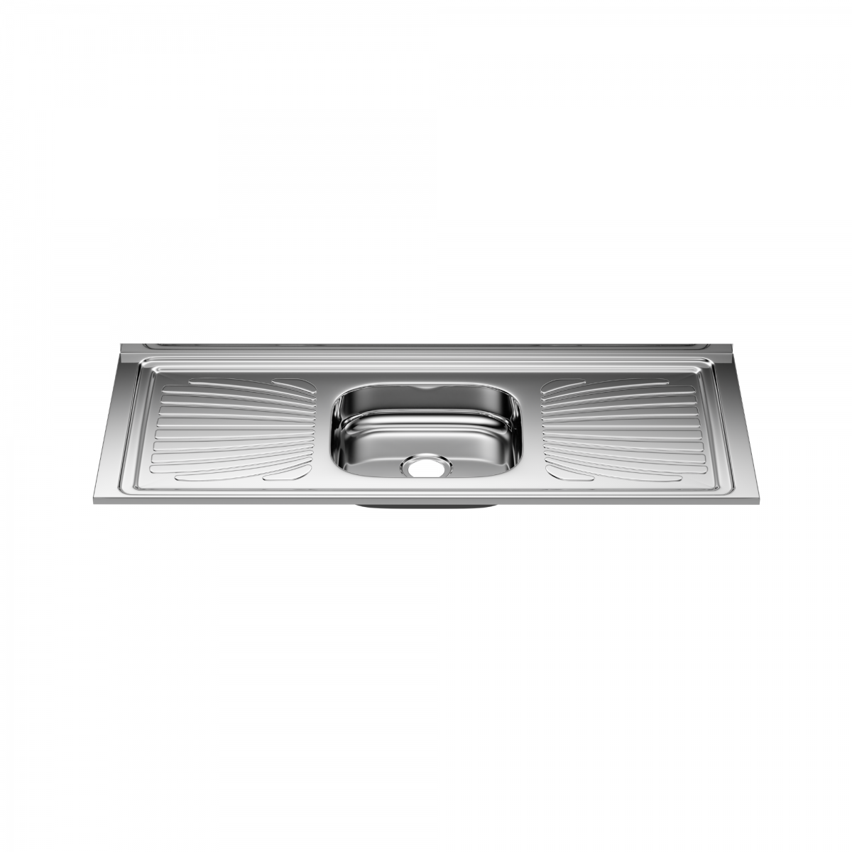 Pia Aço Inox Monobloco 1,20m - Image 2