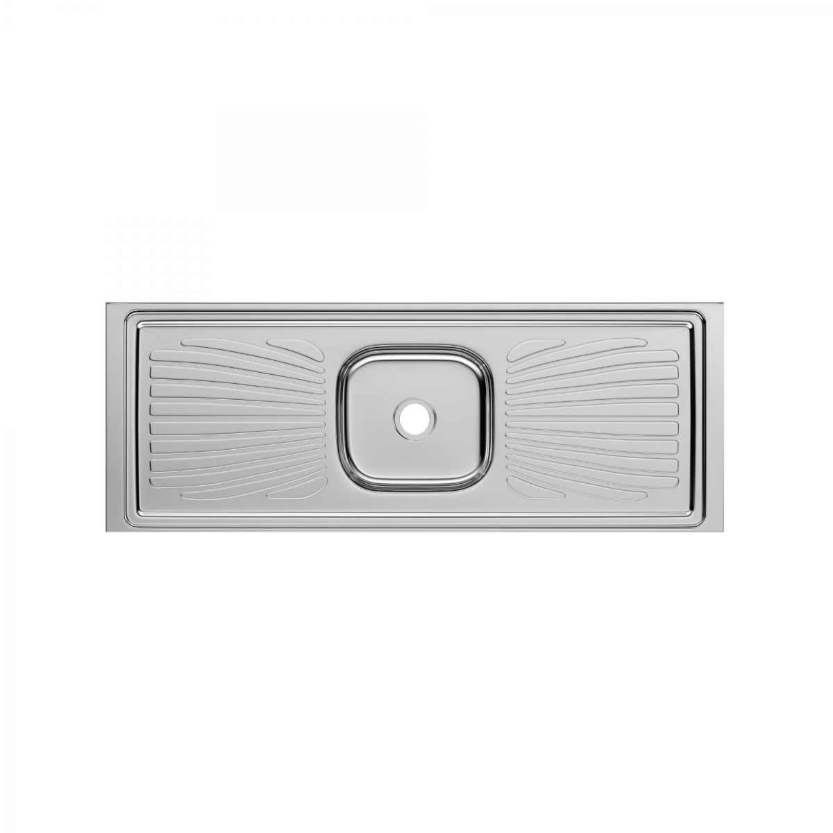 Pia Aço Inox Monobloco 1,40m