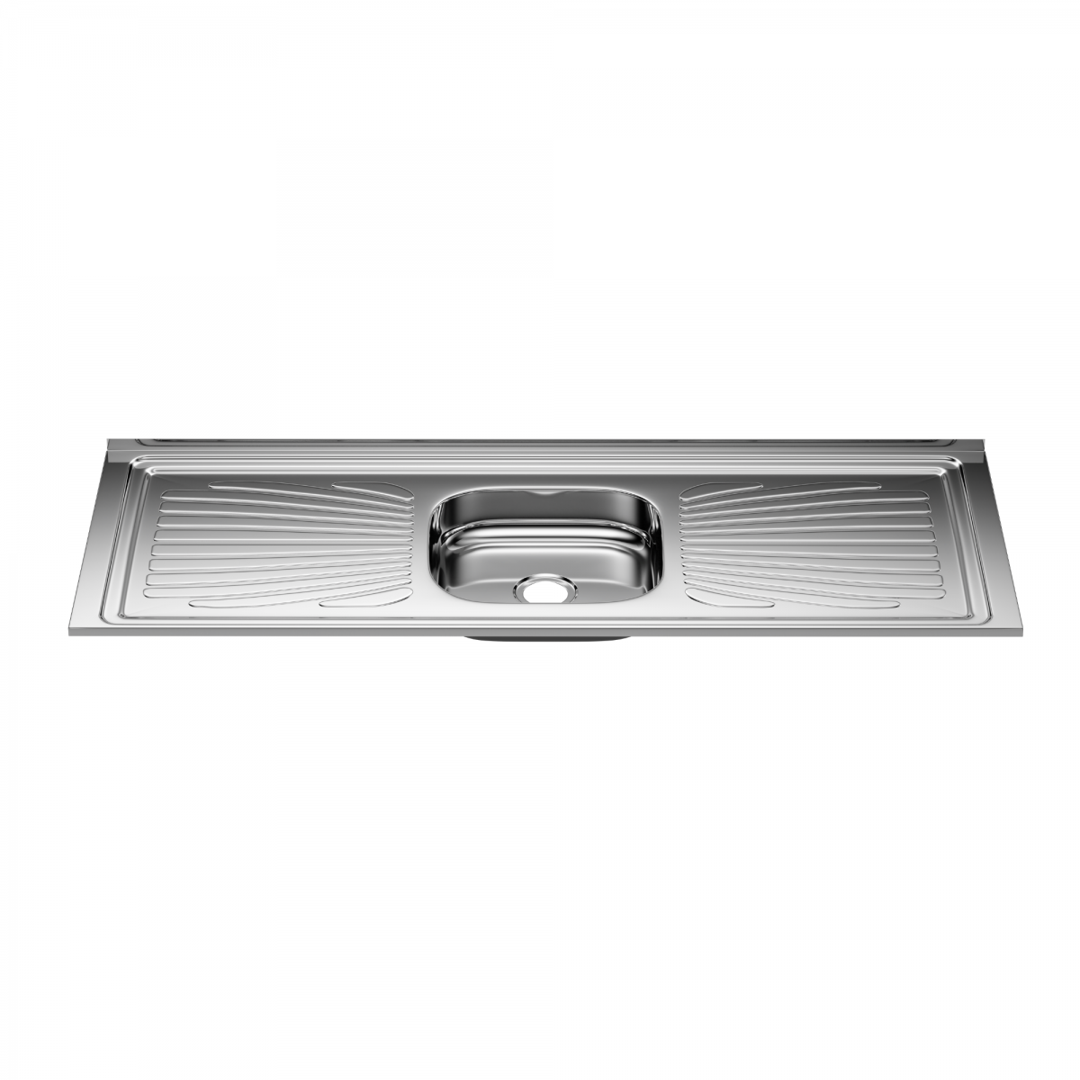 Pia Aço Inox Monobloco 1,40m - Image 2