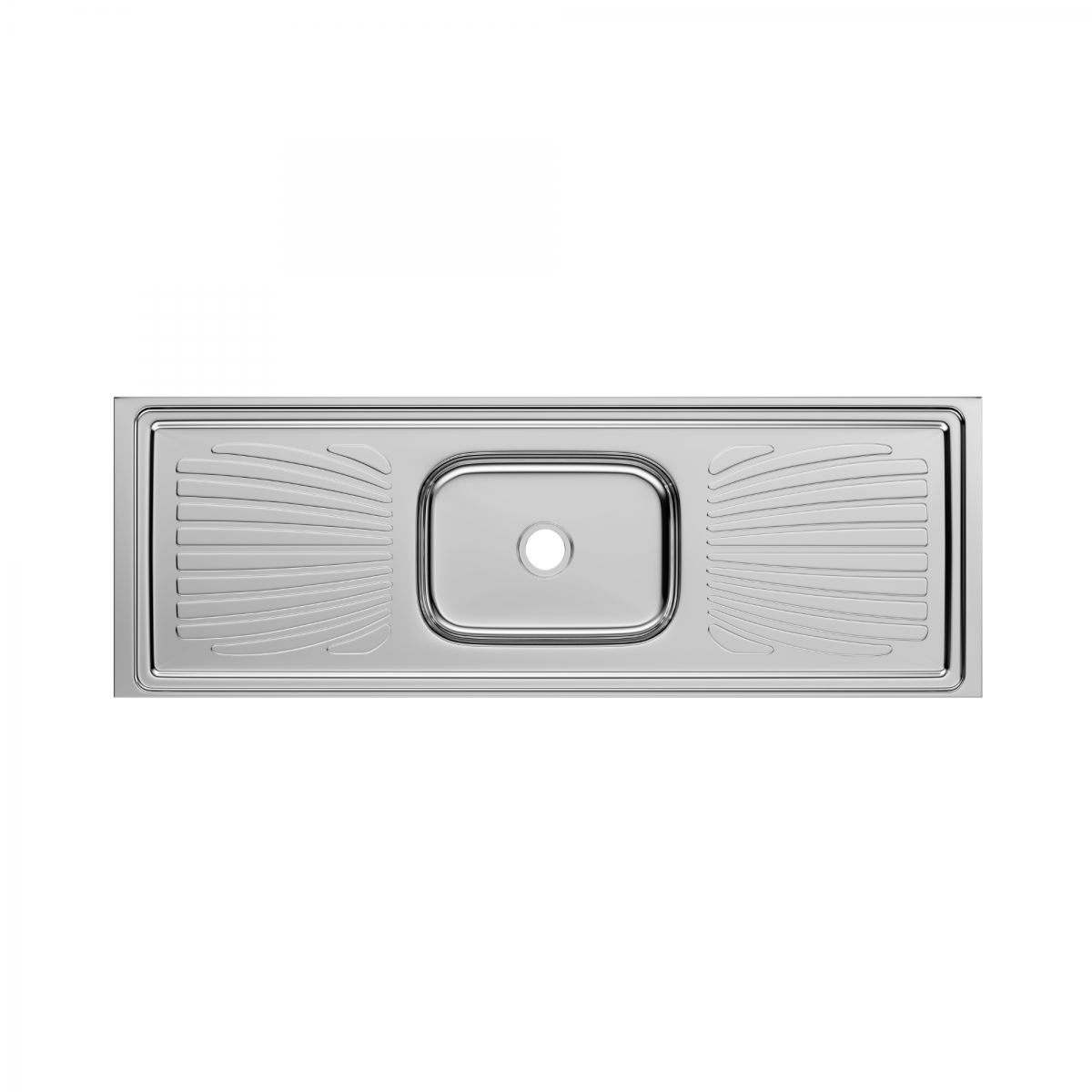 Pia Aço Inox Monobloco 1,50m