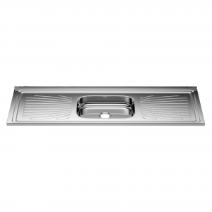 Pia Aço Inox Monobloco 1,50m
