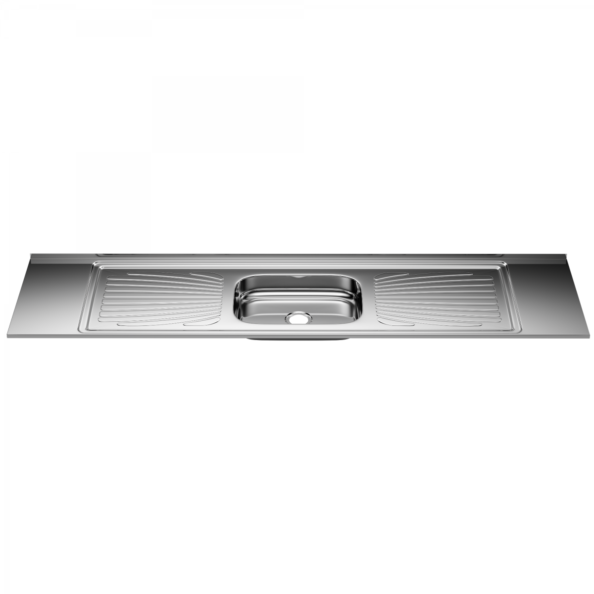 Pia Aço Inox Monobloco 2,00m - Image 2