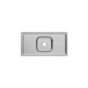 Pia Aço Inox Monobloco 1,00m