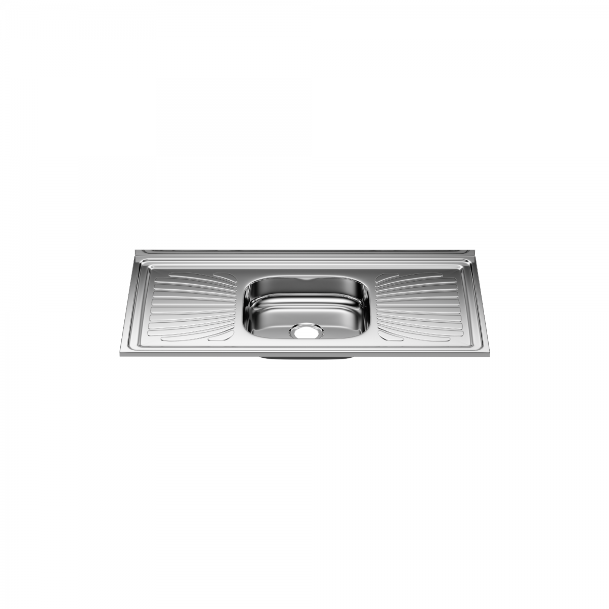 Pia Aço Inox Monobloco 1,00m - Image 2